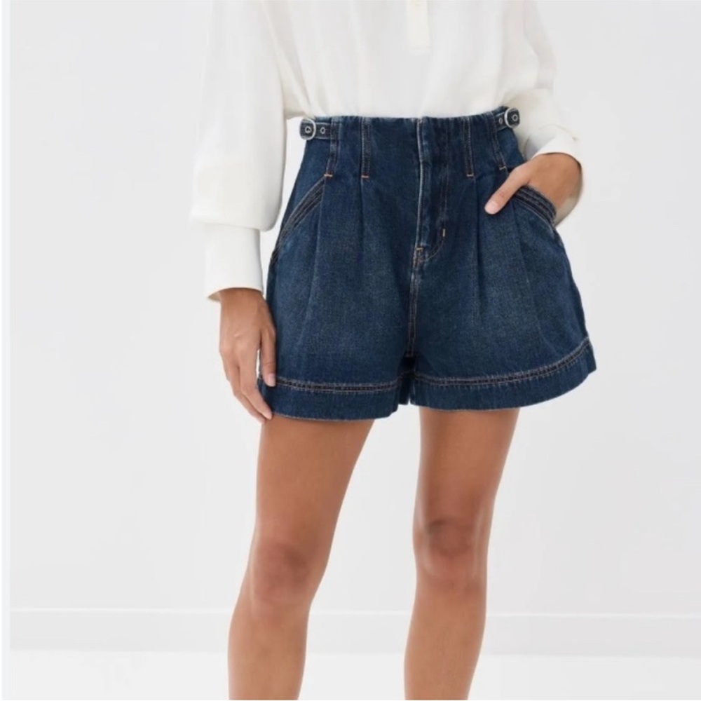 NWT! Veronica Beard Jaffe Denim Shorts, Size 24